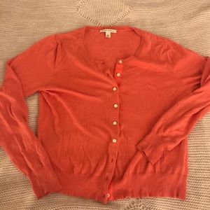 Banana Republic Orange Cardigan
